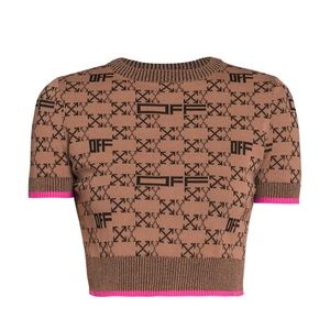 OFF-WHITE Crop Tee